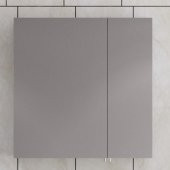 Denko Royal 90cm MDF Antrasit Gri Banyo Dolabı Aynalı Üst Modül - 1