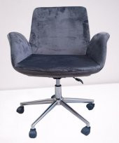 Çalışma Koltuk 90218 Dökme Sünger Amortisörlü Nikelaj Çelik Ayak Teker El Yapım - 7