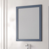 Denko Beyoğlu 75 cm MDF Mat Lacivert Banyo Dolabı Aynalı Üst Modülü - 1
