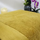 T.Concept Exclusive Bambu Pamuk Battal Boy Banyo Havlusu Hardal 100*156 - 2
