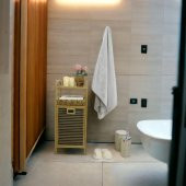 T.Concept Battal Boy Banyo Havlusu Bambu Pamuk Gri 100*150 - 3