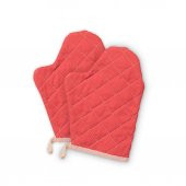 Molinella Yanmaz Kapitone Duck Kumaş Renkli Çift Fırın Eldiveni 20x27 cm - 5