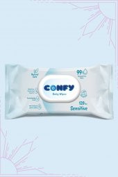 Confy Sensitive Bebeklere Özel Islak Mendil 120 Yaprak thumbnail 2