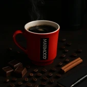 Mahmood Mottolu Porselen  Kırmızı Kupa thumbnail 3