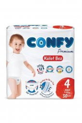Confy Premıum Kulot Bebek Bezi 4 Maxi Ekonomik 30 Lu - 1