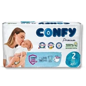 Confy Premium 2 Numara Bebek Bezi Mini 3 - 6 Kg 40 Adet thumbnail 1