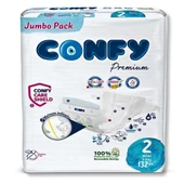 Confy Premium 2 Numara Bebek Bezi Mini 3 - 6 Kg 132 Adet thumbnail 2