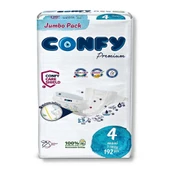 Confy Premium 4 Numara Bebek Bezi Maxi 7 - 14 Kg 192 Adet - 2