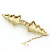 Yılbaşı Ağacı Tasarımlı Gold Paslanmaz Çelik Çay Süzgeci - 3