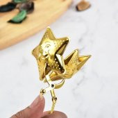 Yıldız Tasarımlı Gold Paslanmaz Çelik Çay Süzgeç - 4