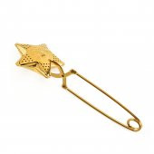 Yıldız Tasarımlı Gold Paslanmaz Çelik Çay Süzgeç - 5