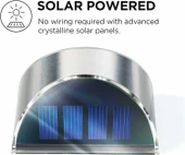 Home Zone Security Dış Mekan İçin Güneş Enerjili Duvar Işıkları - 2