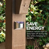 Home Zone Security Dış Mekan İçin Güneş Enerjili Duvar Işıkları - 3