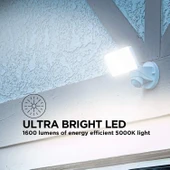 Home Zone Security Hareket Sensörlü Dış Mekan Işığı, 18W 1600 Lümen - 2