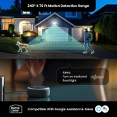 Home Zone Security Akıllı SMD LED Dış Mekan Projektörü, 3500LM, 3000-5000K - 4