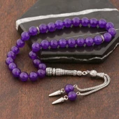 ​Doğaltaş Metal Püsküllü Yeşim Taşı Tesbih  SL4035 thumbnail 2