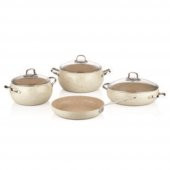 Korkmaz Mondea 7 Parça Tencere Takımı A2656 - 1