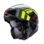 Caberg Horus X Çeneden Açılır Kask S (ECE 22.06) (Mat Siyah-Fluo Sarı) - 1