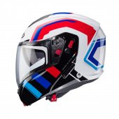 Caberg Horus X Çeneden Açılır Kask XS (ECE 22.06) (Beyaz-Kırmızı-Mavi) - 2