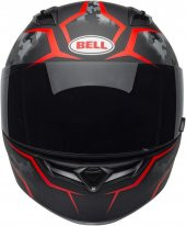 Bell Qualifier Stealth Kapalı Kask XL (Mat Siyah-Kırmızı) - 4