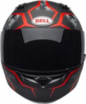 Bell Qualifier Stealth Kapalı Kask M (Mat Siyah-Kırmızı) - 4