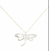 925 Ayar Gümüş Yusufçuk Model Kolye thumbnail 2