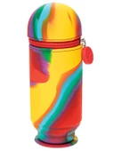 Serve Hoop Up Kalem Çantası Karışık Kırmızı Sarı - 1