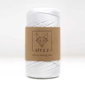 Floş Makrome İpi / 2 MM / Beyaz thumbnail 1