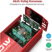 KOBB KBN750 12V/220V 750Watt Tam Sinüs Dönüştürücü İnvertör - 4