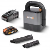 WORX WX030 20Volt 2.0Ah. 30W/10Kpa Li-ion Flexi Esnek Hortumlu Profesyonel Kompakt Şarjlı Süpürge thumbnail 6