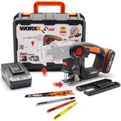 WORX WX550 20Volt 2.0Ah. Li-ion Profesyonel Dekupaj ve Tilki Kuyruğu Testere - 1