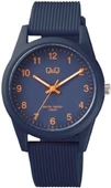 Q&Q VS12J012Y Su Geçirmez Silikon Kordonlu Unisex Kol Saati - 1
