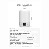 Cosmostech DY20K Karaoke Bluetooth Hoparlör, Rgb Işıklı, Alarm Saat, Uyku Mod Özel Sesli,kablosuz Speaker - 11