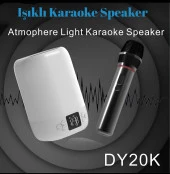 Cosmostech DY20K Karaoke Bluetooth Hoparlör, Rgb Işıklı, Alarm Saat, Uyku Mod Özel Sesli,kablosuz Speaker - 2