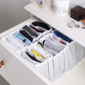 10 Gözlü Çekmece ve Dolap Içi Akordiyon Düzenleyici Organizer M Beden - 4lü Paket - 1