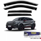 Niken Chery Omoda 5 2022+ Kromlu Cam Rüzgarlığı 4 Lü - 2