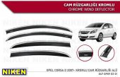 Opel Corsa D Cam Rüzgarlığı Kromlu 2007 / 2015 Niken - 1