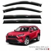 Niken Toyota Rav4 2019+ Kromlu Cam Rüzgarlığı 4 Lü - 2