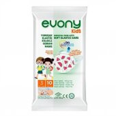 Evony Kids 10'lu Karpuz Desenli Çocuk Maskesi - 1