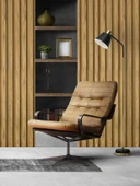 Dekorafence Duvar Çıtası Lambiri Kanallı SARI - 1