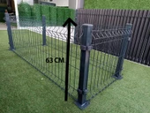 Renklievim OnlineMezarlık, Kolay Kurulum Mezarlık Antrasit, Mezarlık alanı çevirme 85x185CM - 3