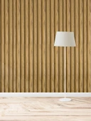 Dekorafence Duvar Çıtası Lambiri Kanallı SARI - 2