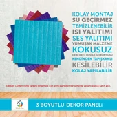 RENKLİ EVİM Kendinden Yapışkanlı Esnek Sünger Tuğla Duvar Paneli - 7