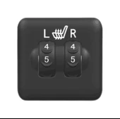 Renklievim Koltuk Isıtıcı Tesisat Kablo Kontrolcü Düğmesi - 1