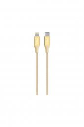 Ttec 2DK41A AlumiCable USB-C - Lightning Hızlı Şarj Kablosu 150 cm Altın - 1