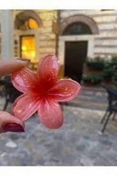 Fontenay Lotus Çiçeği Mandal Toka 9 CM Kırmızı - 2