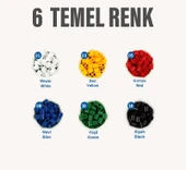 Hama Boncuk Midi 1.000’lik poşet - Temel 6 Renk 207-66 thumbnail 6