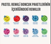 Hama Boncuk Midi 1.000’lik poşet - Pastel Renkler 207-50 - 3
