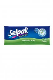 SELPAK MENDİL 3 'LÜ SET (LOSYON-KLASİK-MENTOL)10*3 (30 ADET 10'LU MENDİL) - 7
