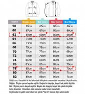 Büyük Beden Erkek Kot Gömlek Kısa Kollu Lacivert - 5